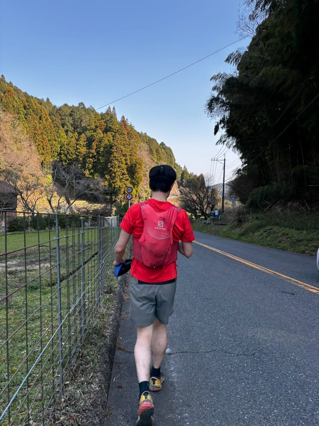 背振山系全山縦走途中の様子