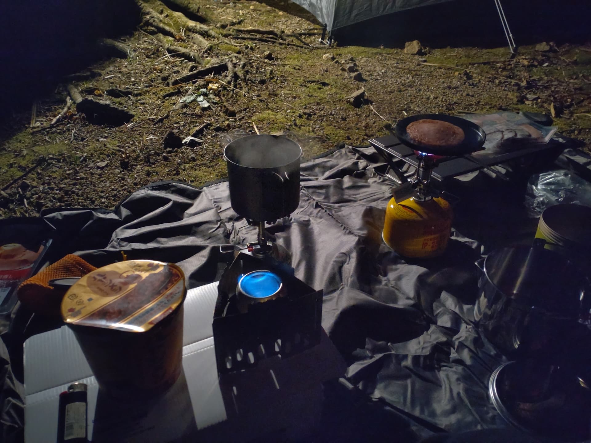 難所が滝の氷瀑見物