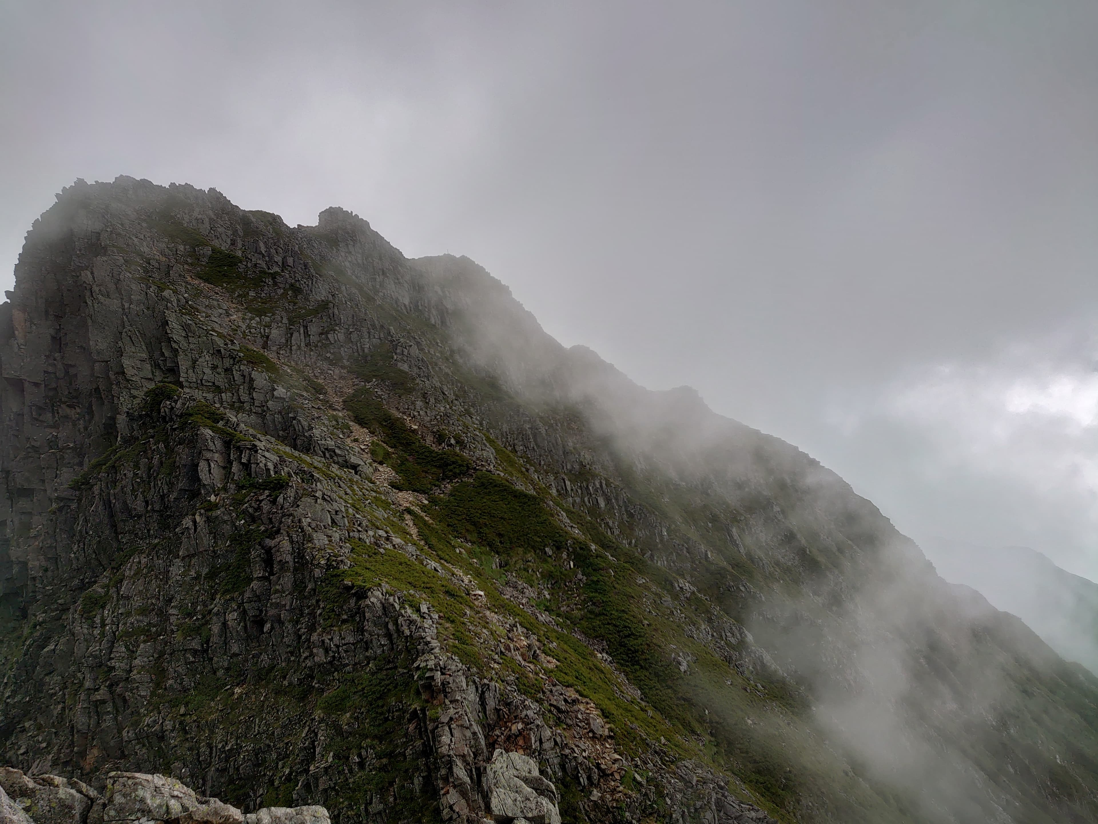 ジャンダルム付近の登山道-1