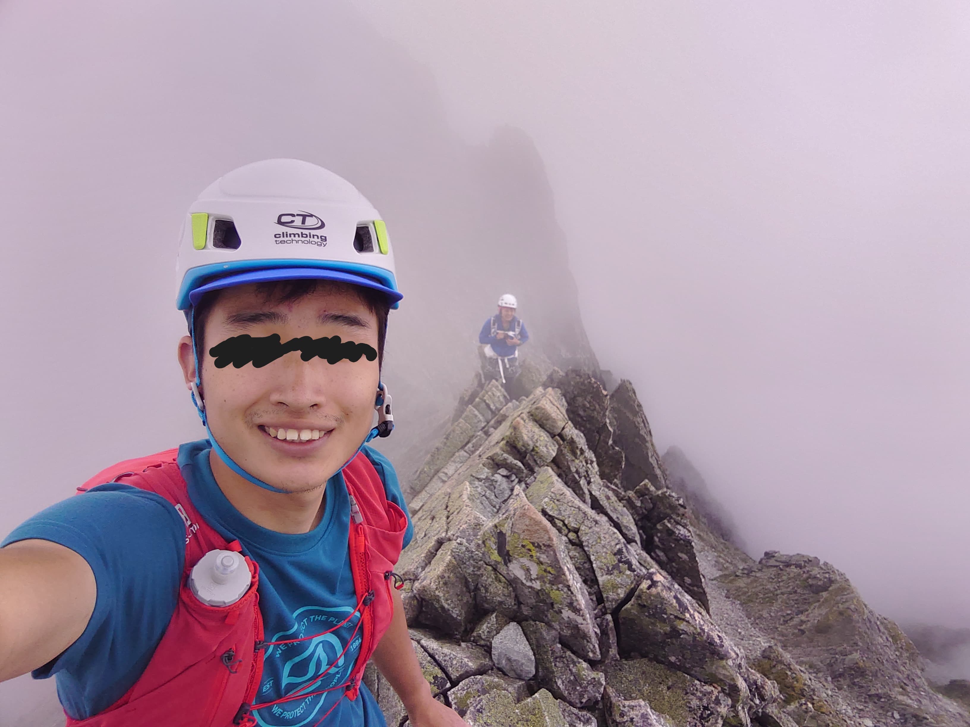 ジャンダルムから奥穂高岳への道中-1