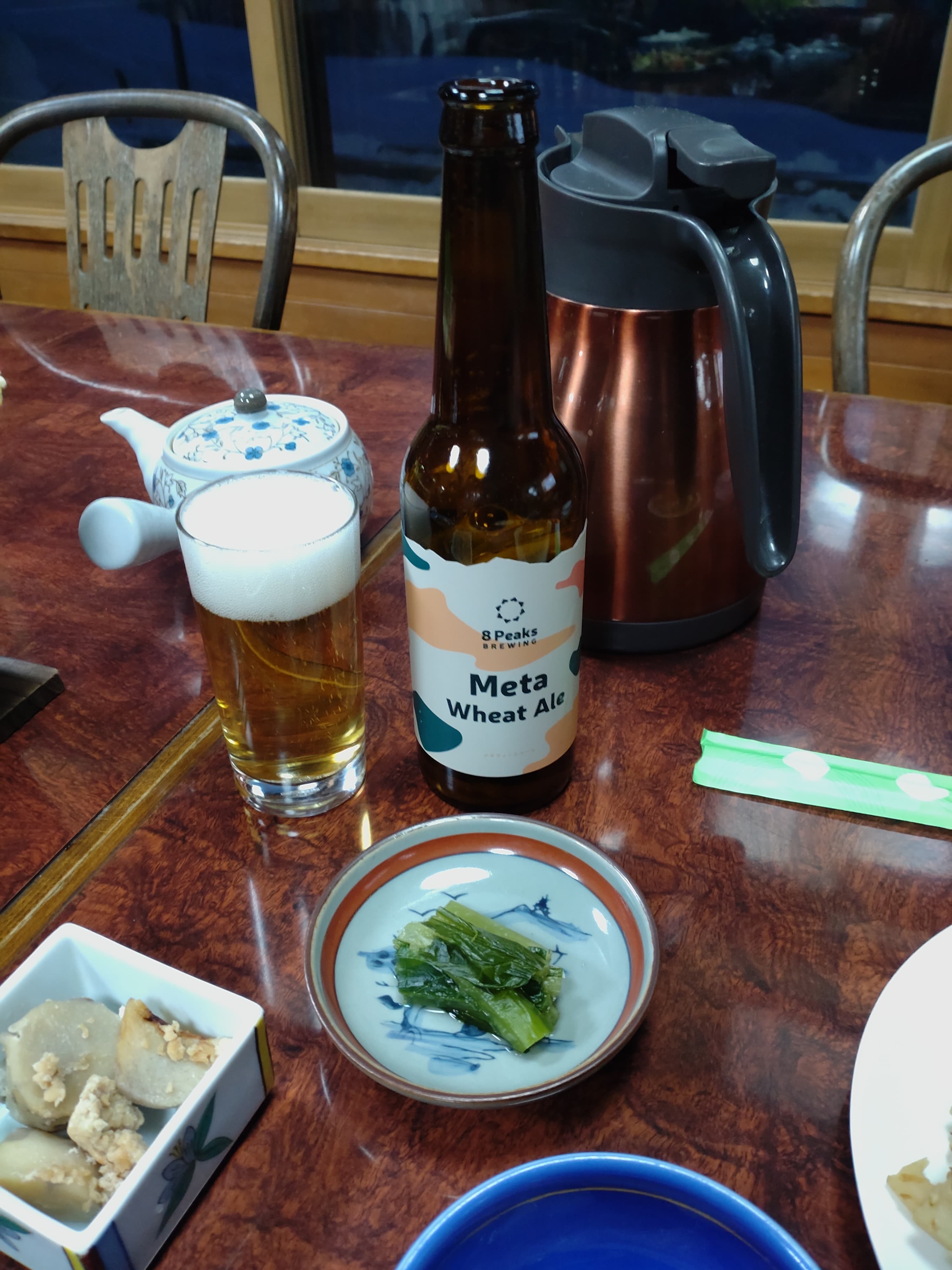 夏沢鉱泉で飲んだビール