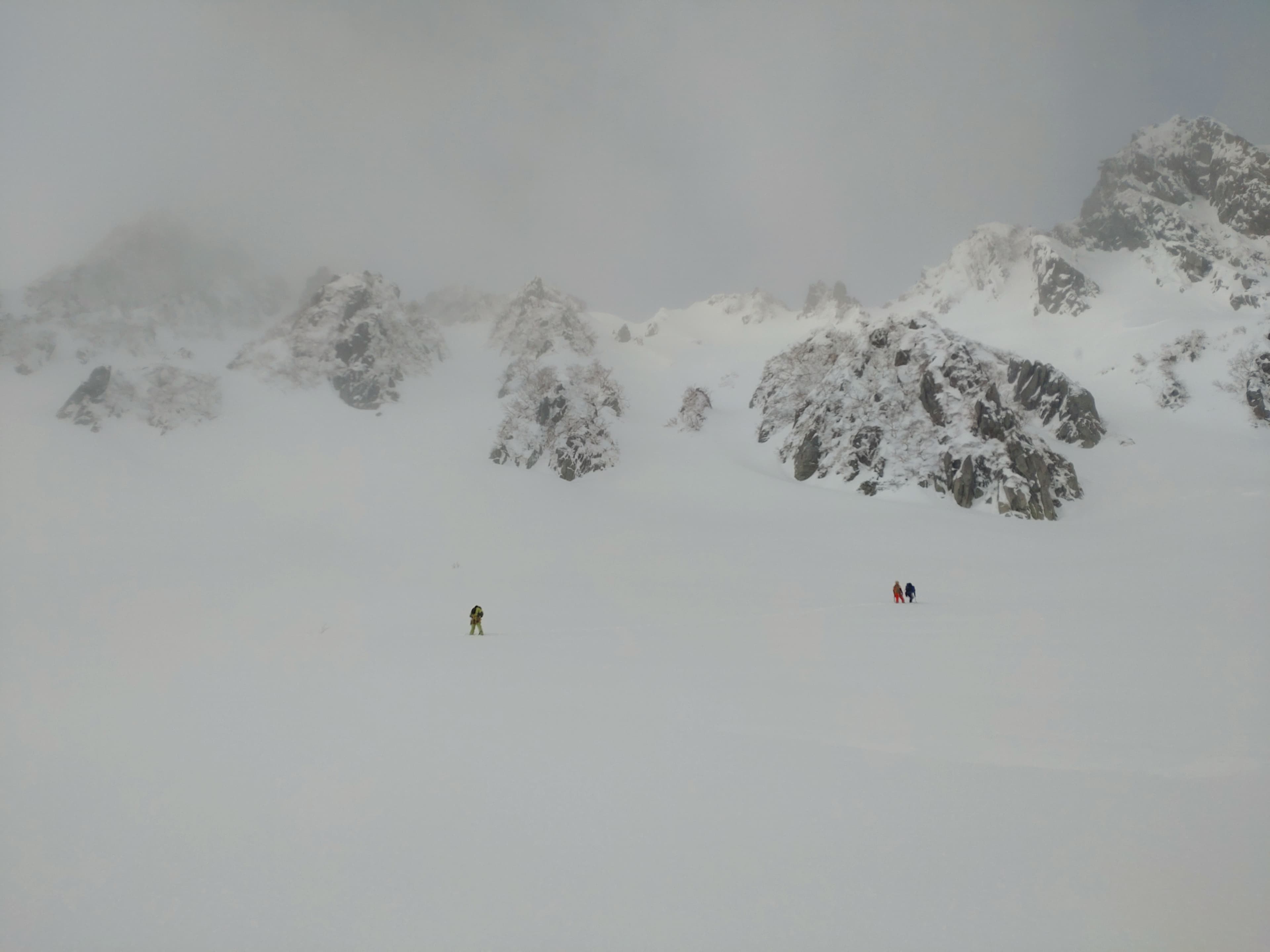 厳冬の千畳敷カール