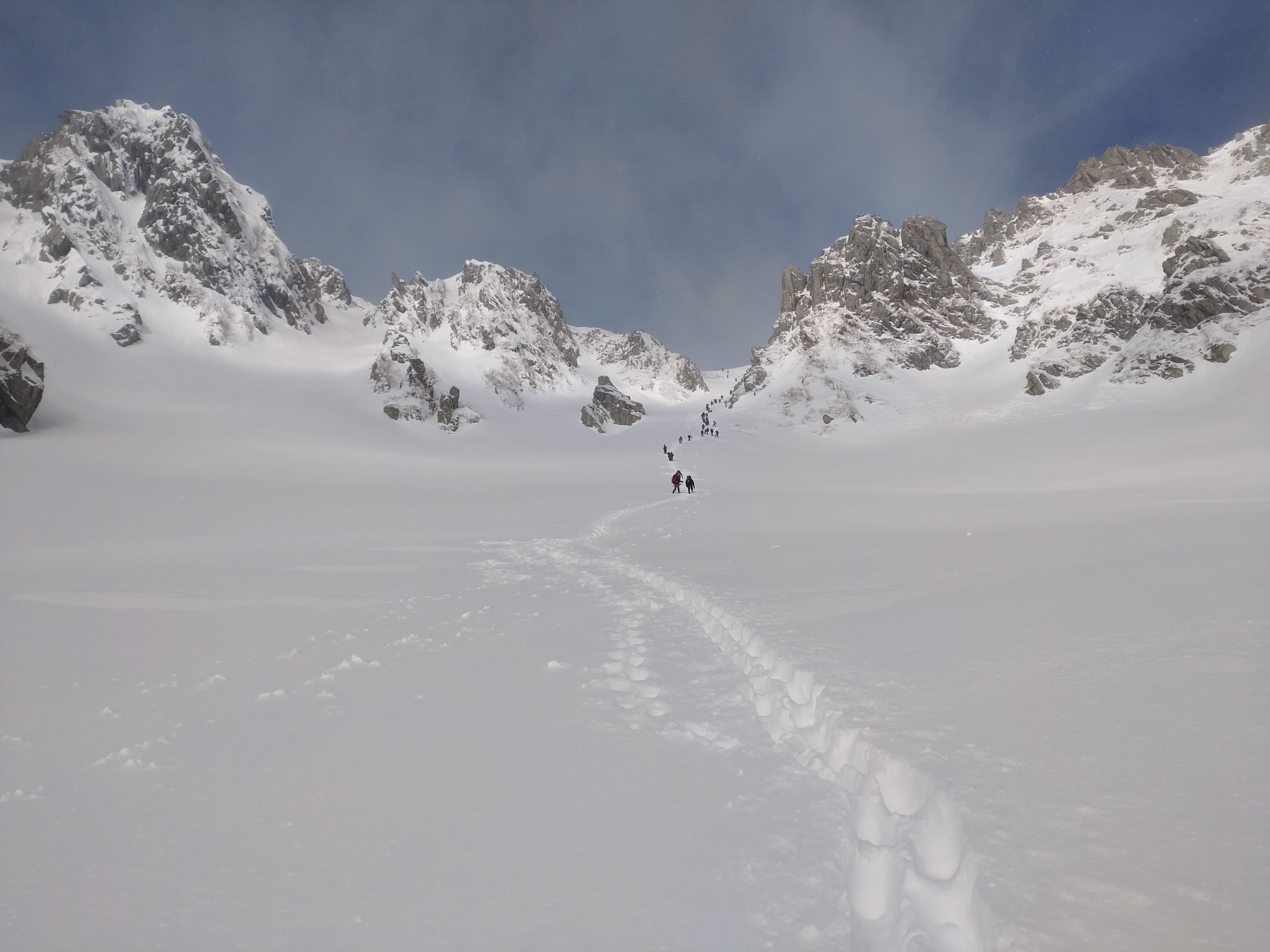 厳冬の千畳敷カール