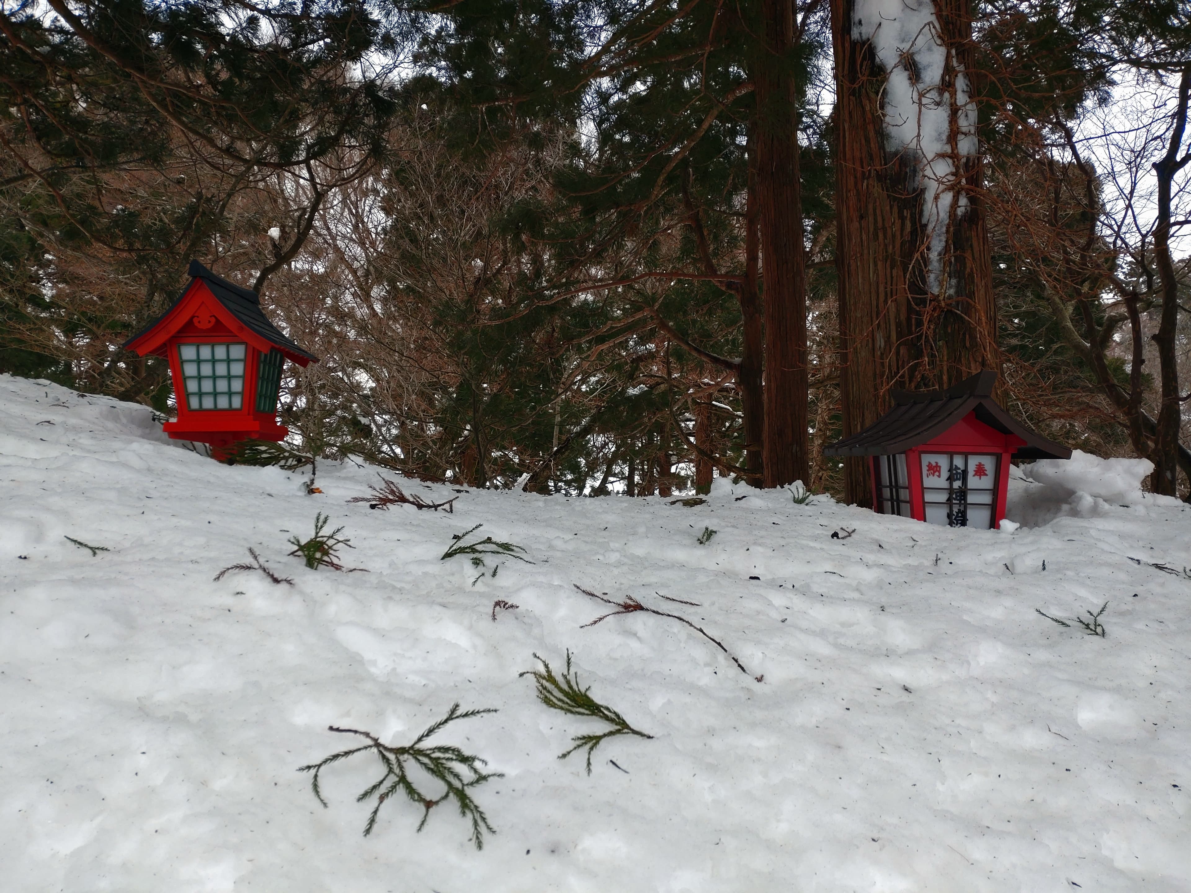 伯耆大山の雪山登山