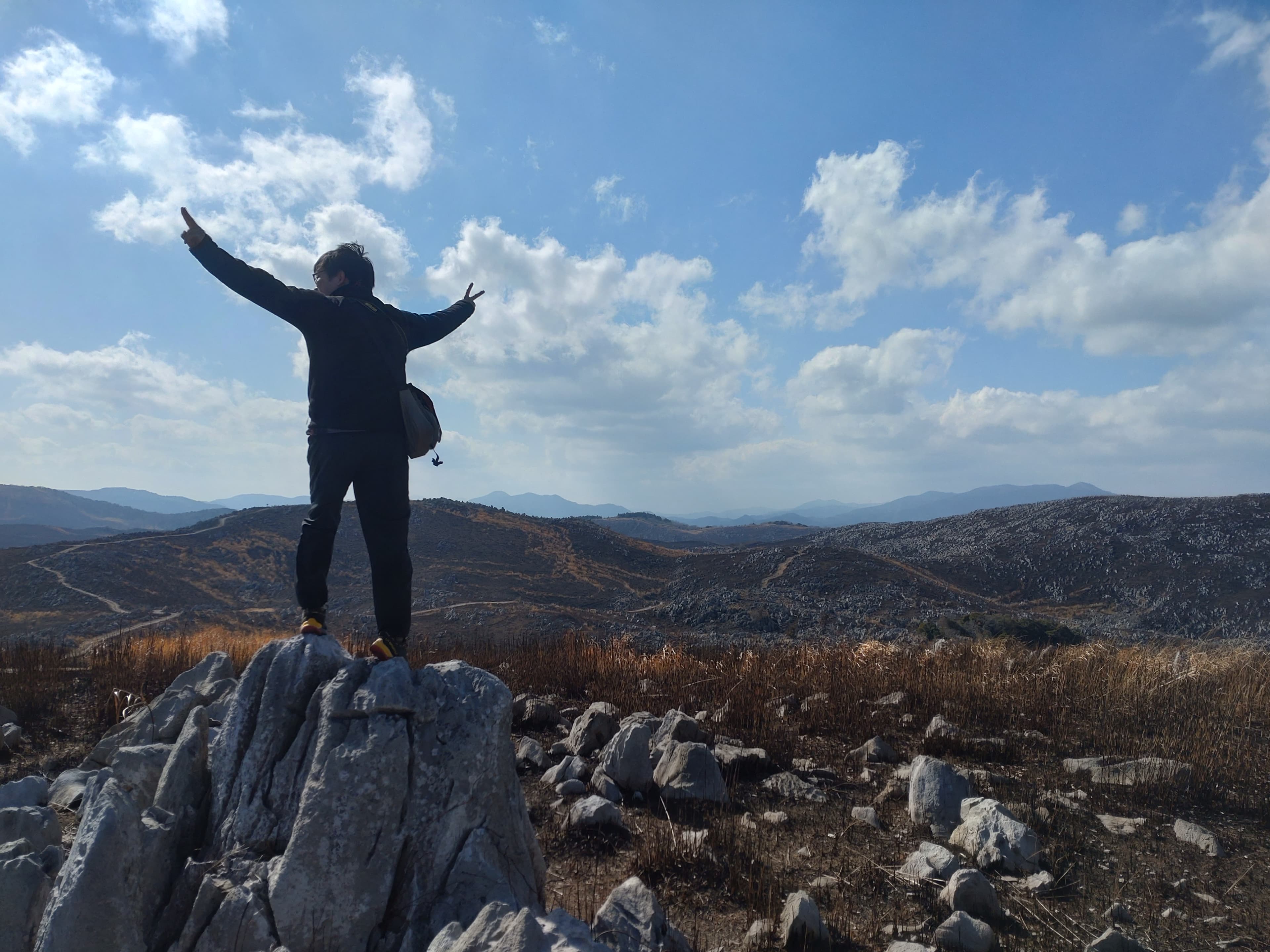 秋吉台のカルスト地形