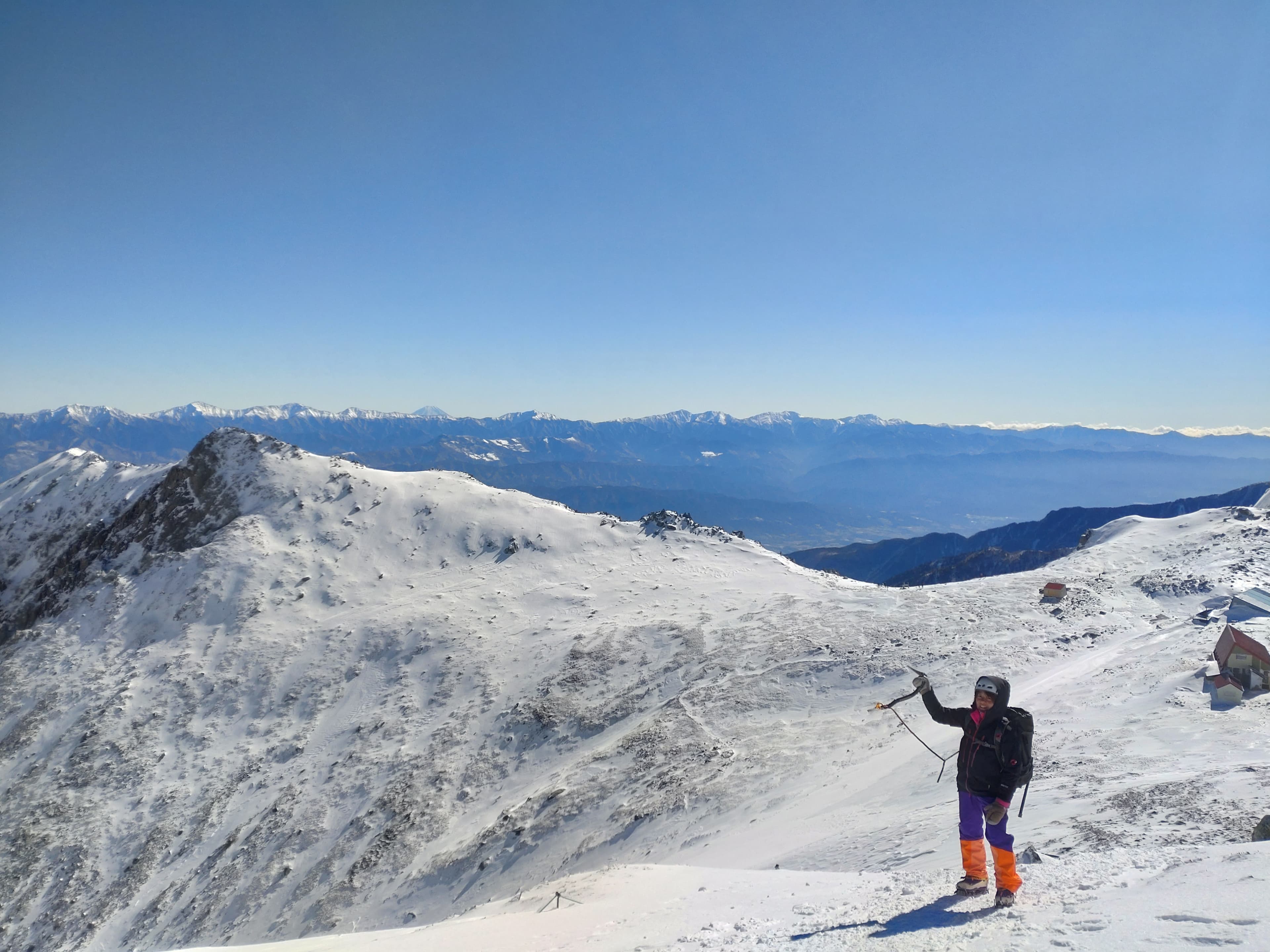 厳冬の木曾駒ケ岳