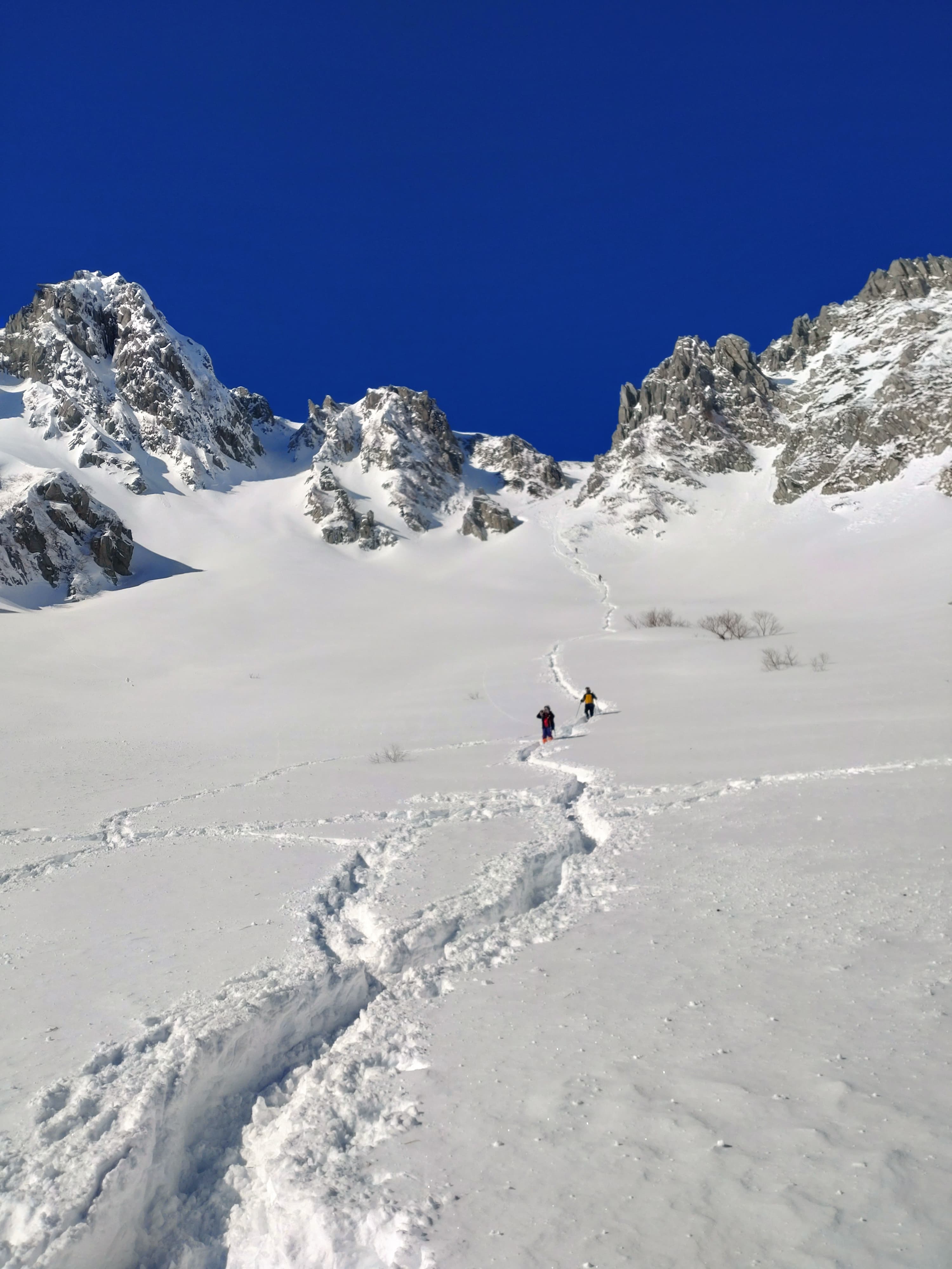 厳冬の千畳敷カール