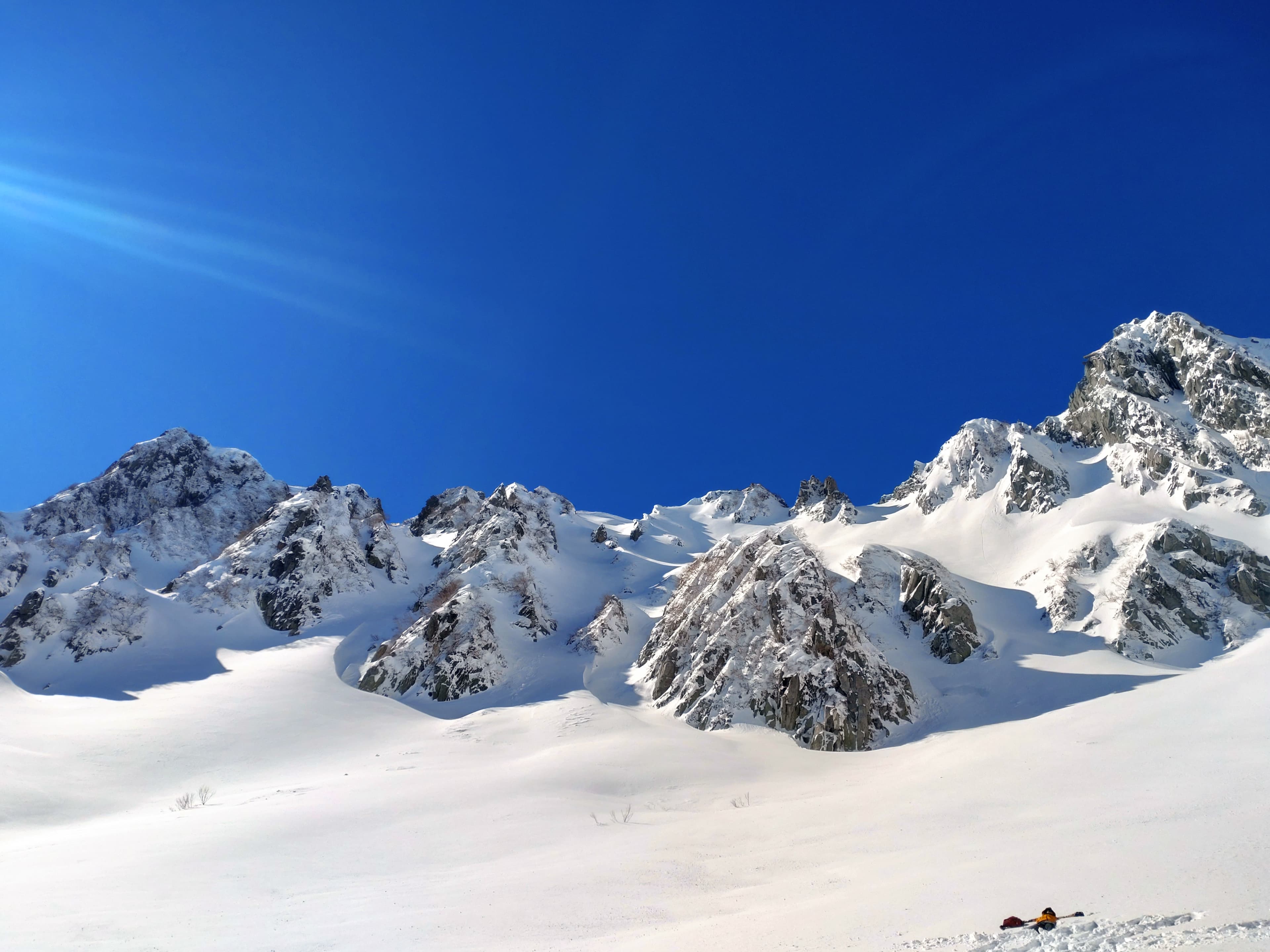 厳冬の木曾駒ケ岳登山