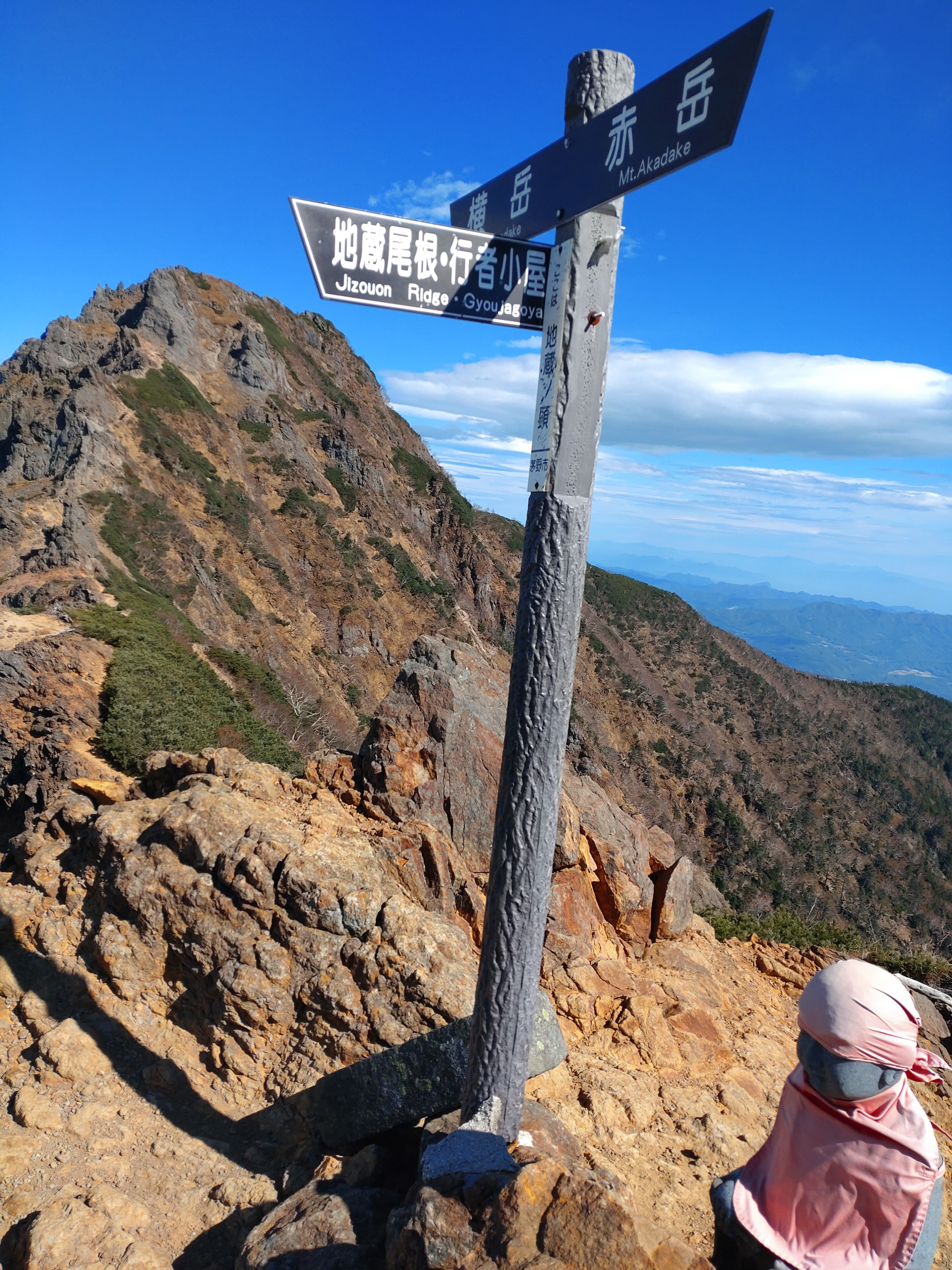 地蔵の頭の道標