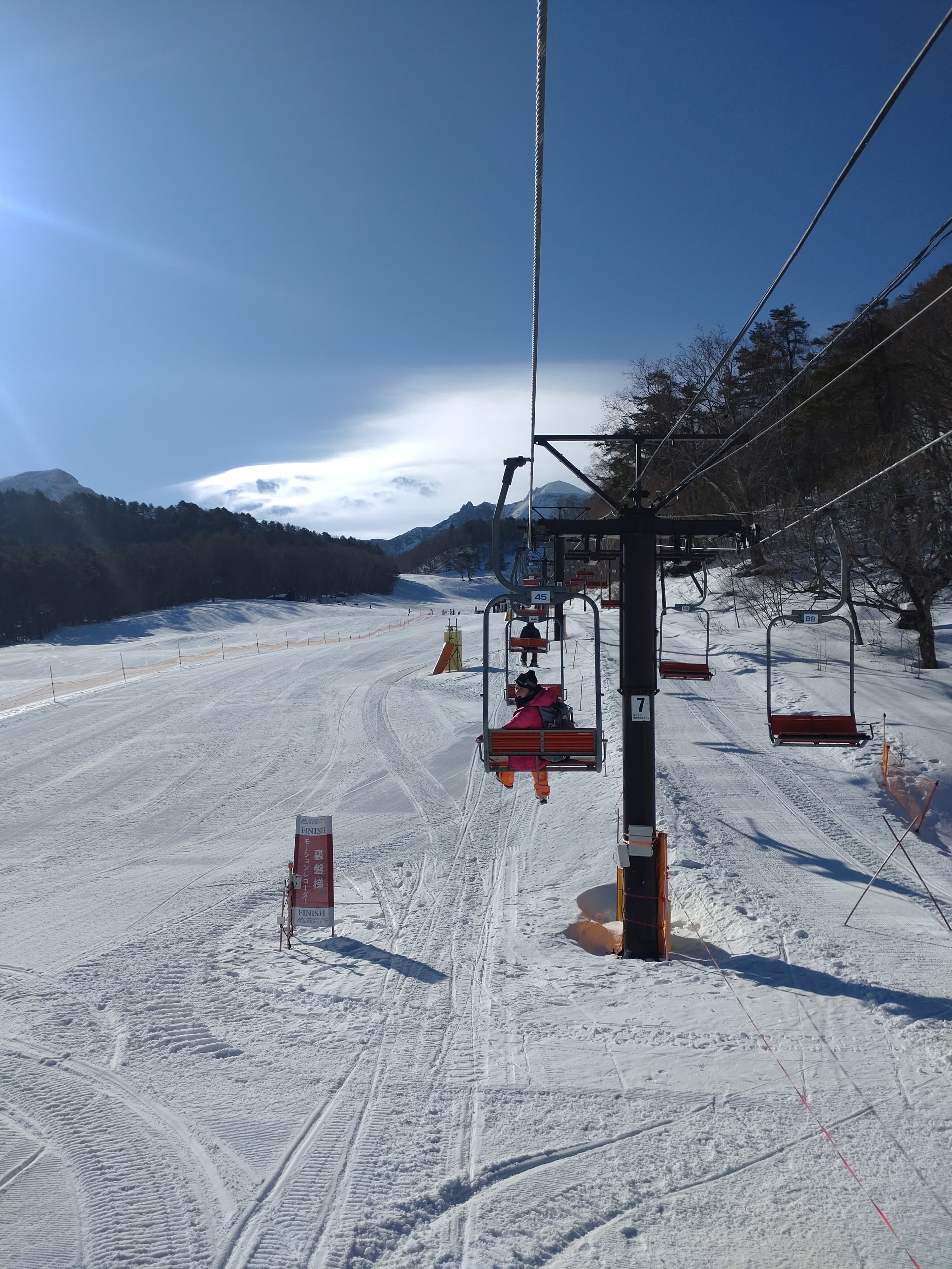 蔵王ライザスキー場のリフト