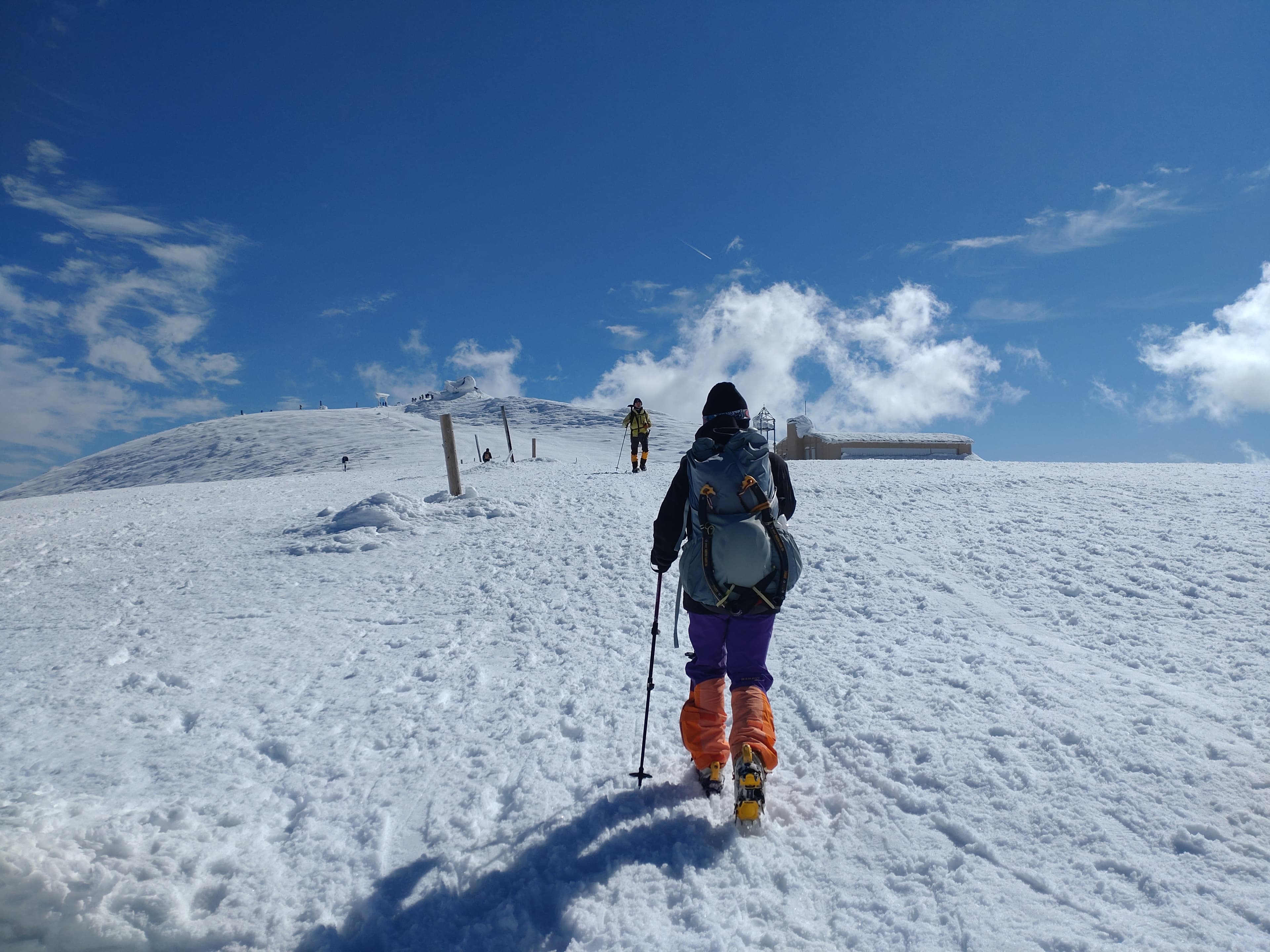刈田岳山頂付近