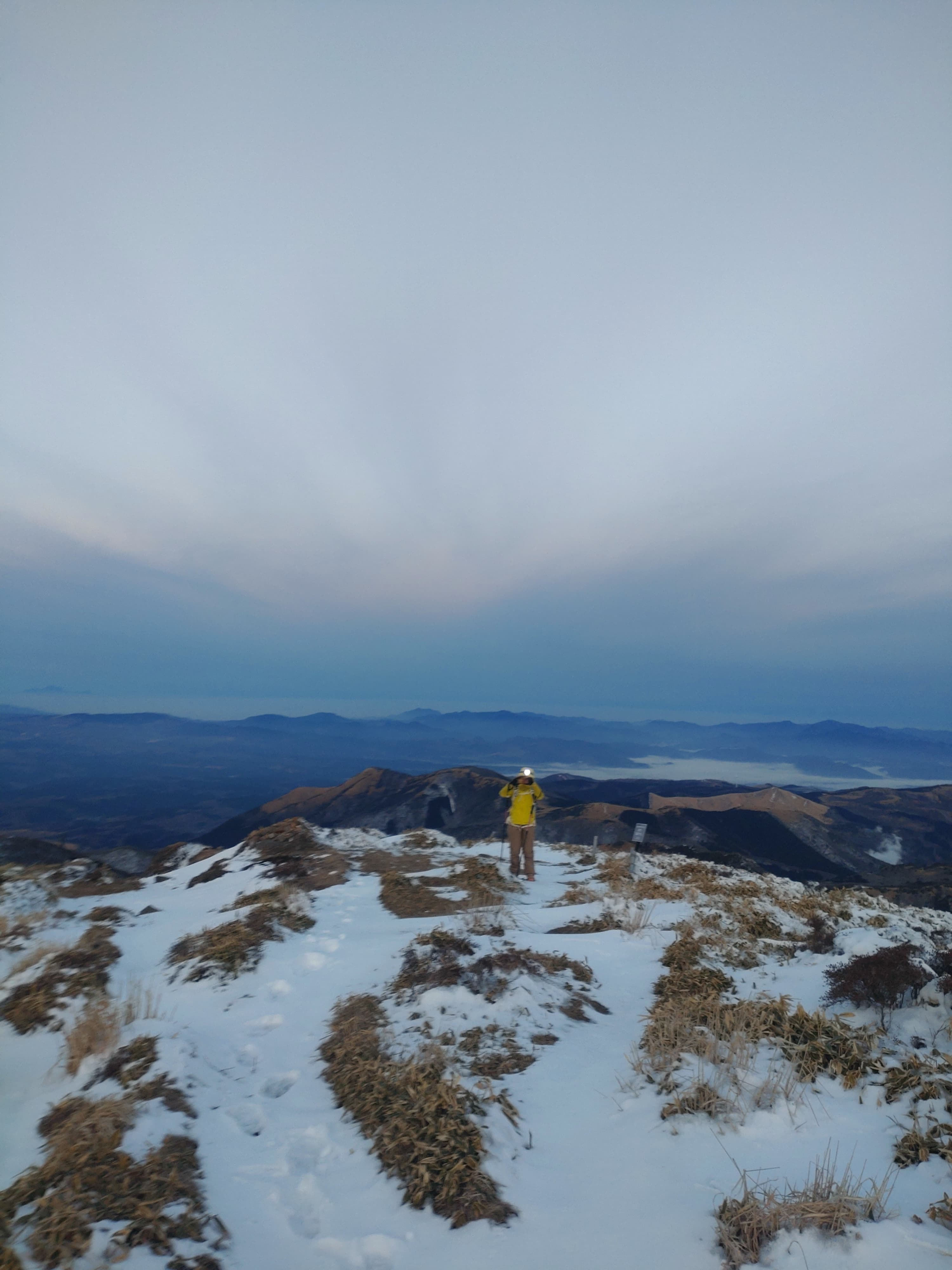 星生山山頂付近