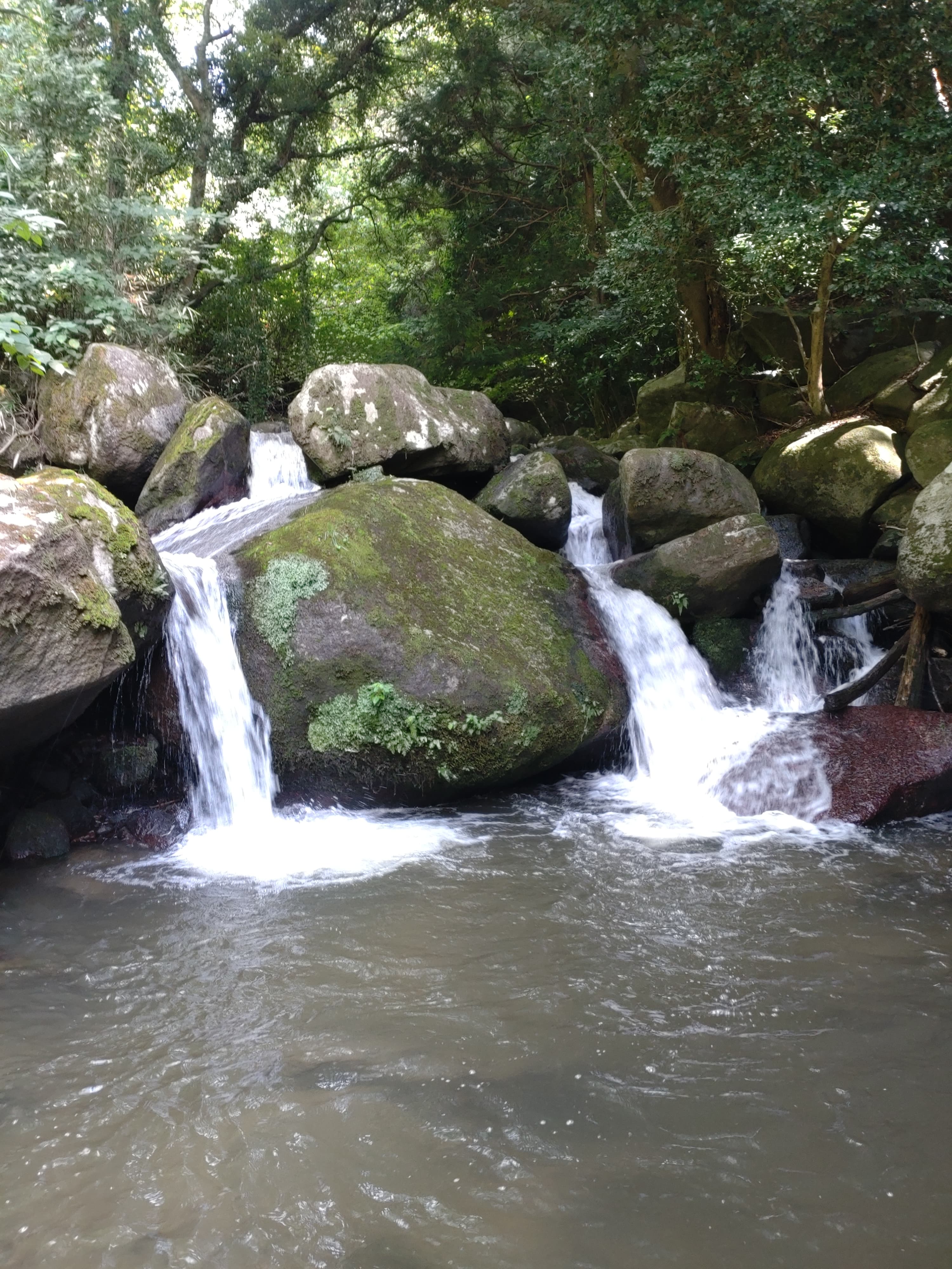 二丈渓谷の沢登り