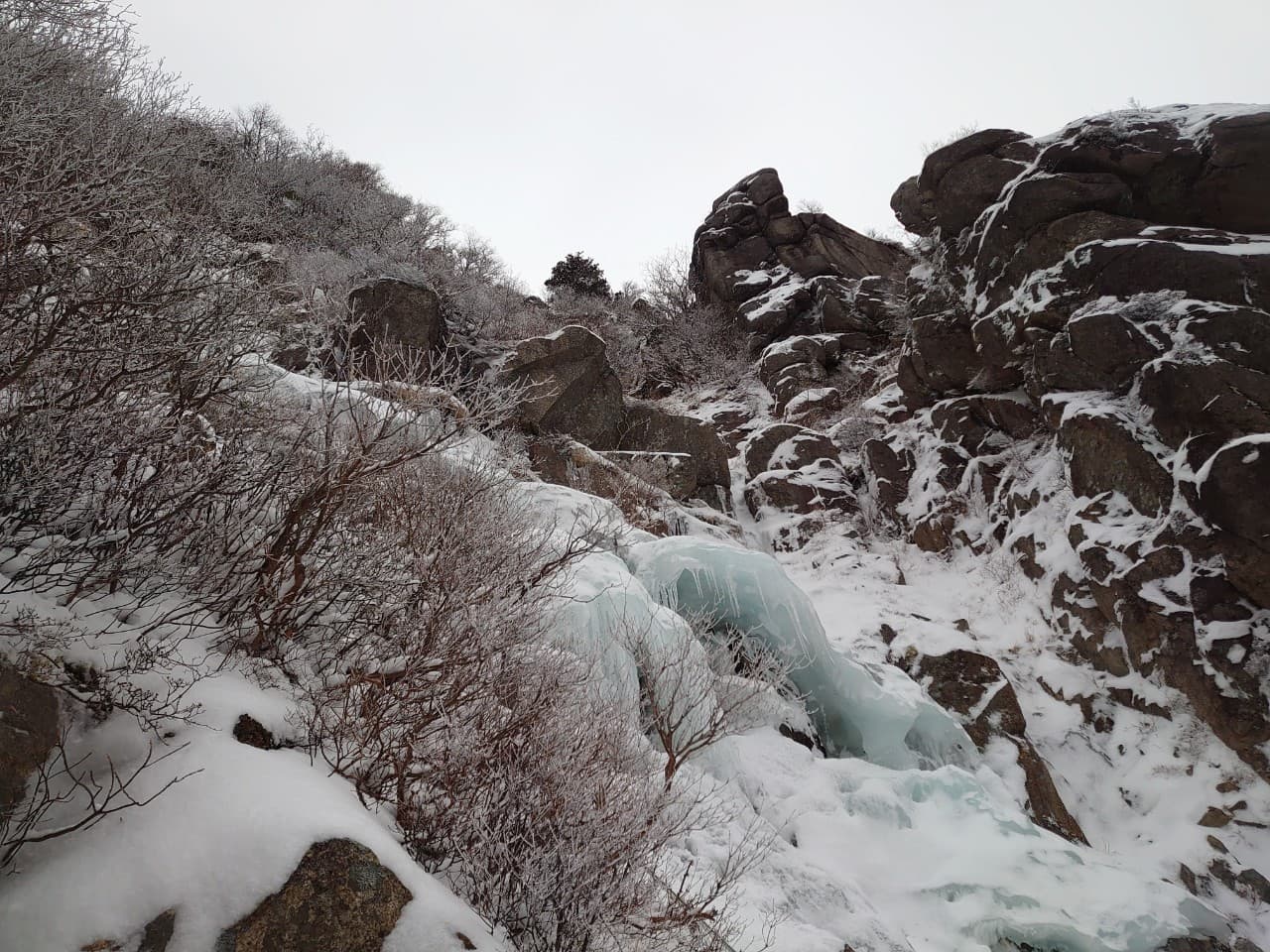 御在所岳3ルンゼ2